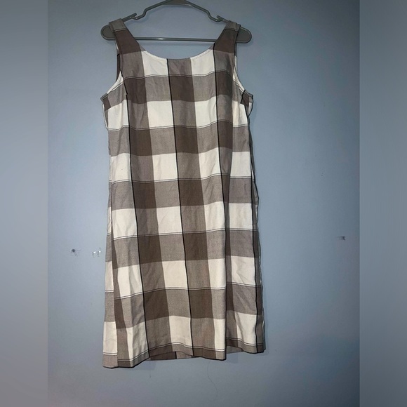 Vintage Kathy Lee buffalo plaid dress size 8 - Picture 1 of 6